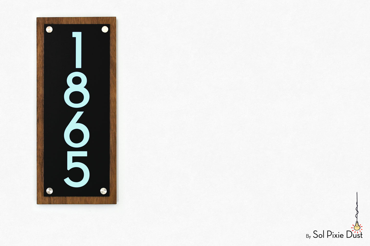 Wooden Illuminated Address Plaques