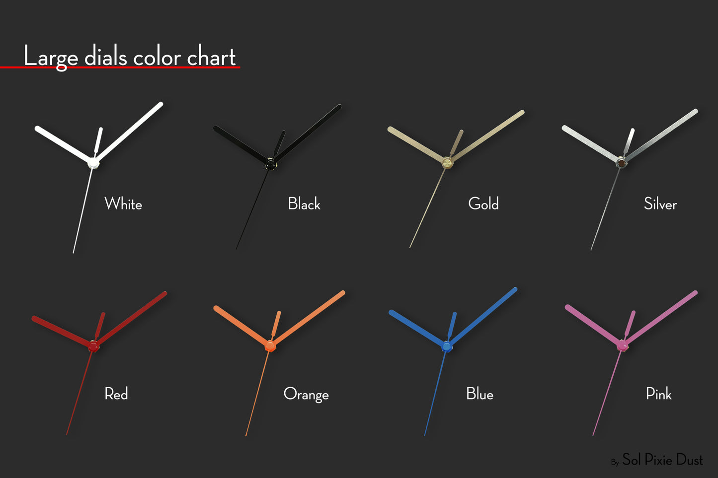 Bluntly Acrylic Grandfather Pendulum - Wall Clock / Table Clock