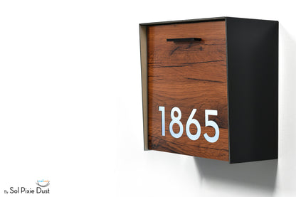 Type 1 - Wall Mounted Mailbox with Custom Door Styles & Body Colors