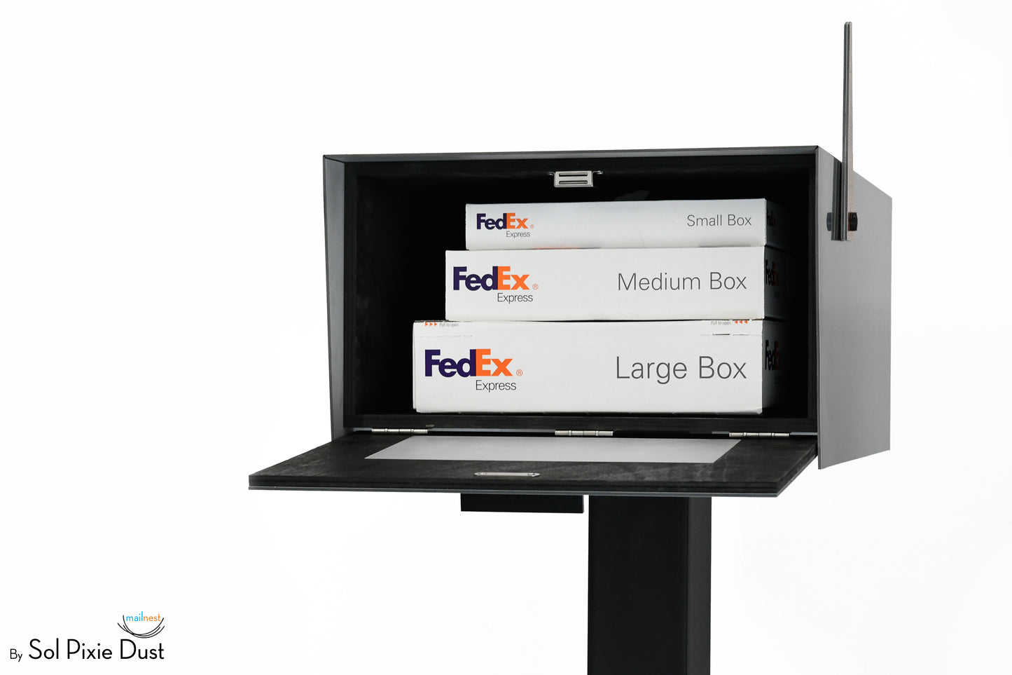 Modern Post Mounted Mailbox  - Contemporary Post Mounted Mailbox Type 4XL