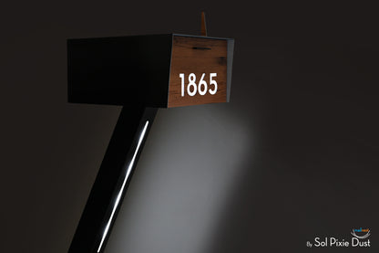 Modern Post Mounted Mailbox  - Contemporary Post Mounted Mailbox Type 4XL