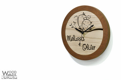 Wooden Round Clocks