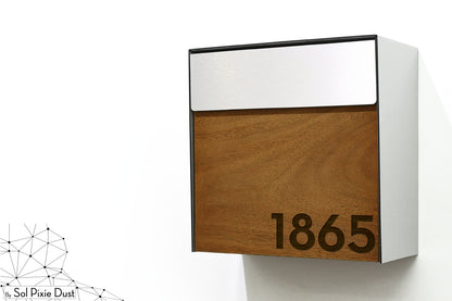 Type 1 - Wall Mounted Mailbox with Custom Door Styles & Body Colors