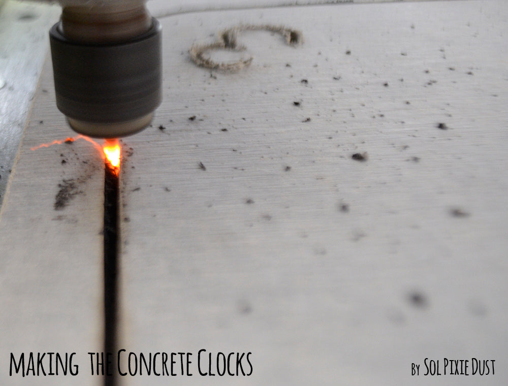 Concrete and Wood Wall Clocks Designs