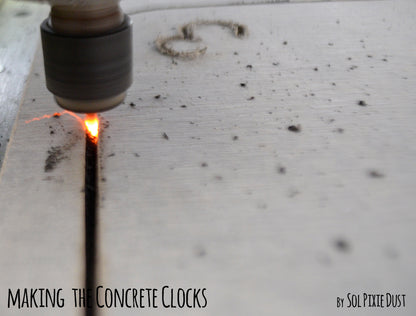 Concrete and Wood Wall Clocks Designs