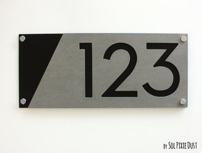 Concrete Address Plaque - Signs