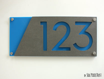 Concrete Address Plaque - Signs