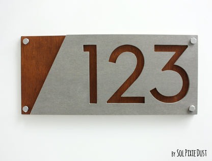 Concrete Address Plaque - Signs