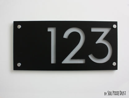 Acrylic Address Plaque - Signs