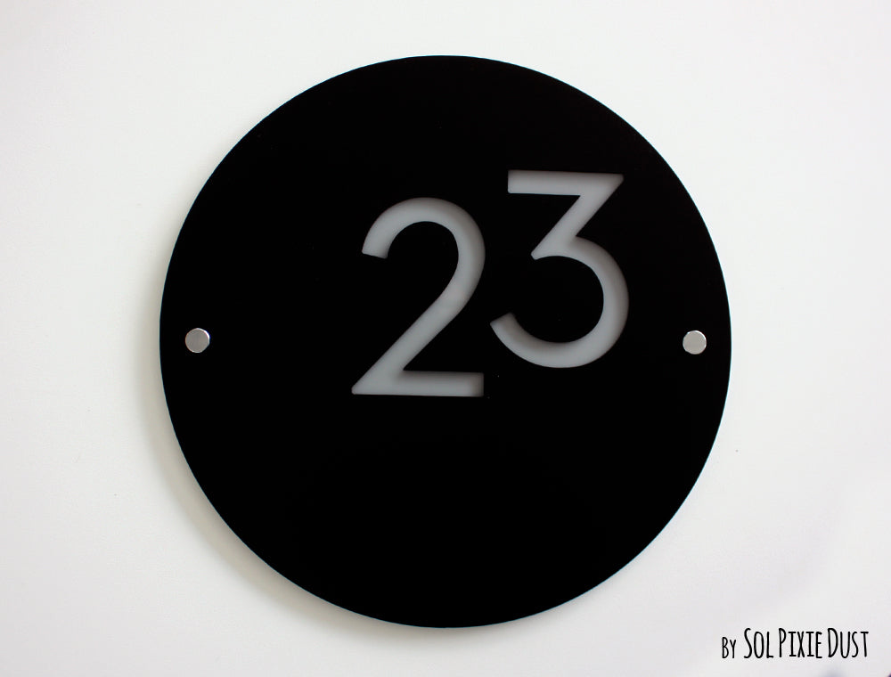 Acrylic Address Plaque - Signs
