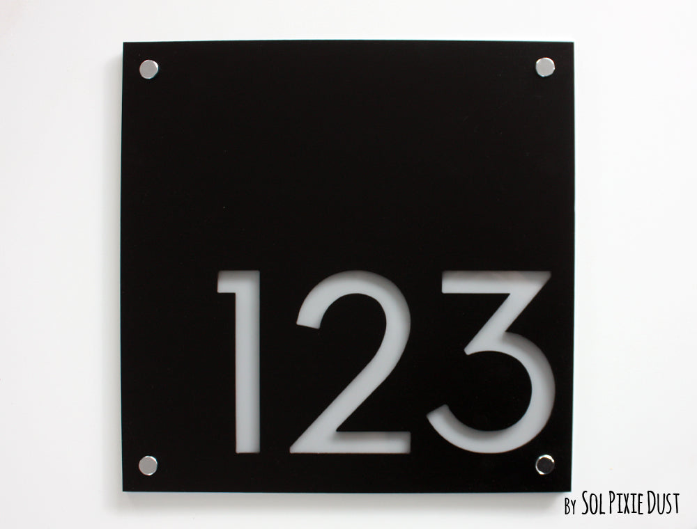 Acrylic Address Plaque - Signs