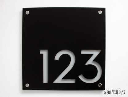 Acrylic Address Plaque - Signs