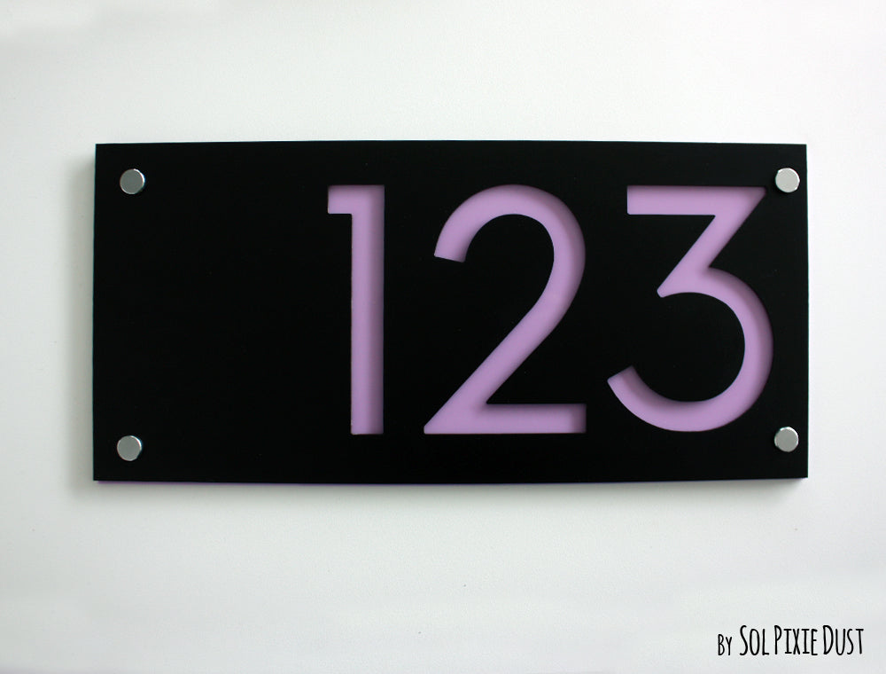 Acrylic Address Plaque - Signs