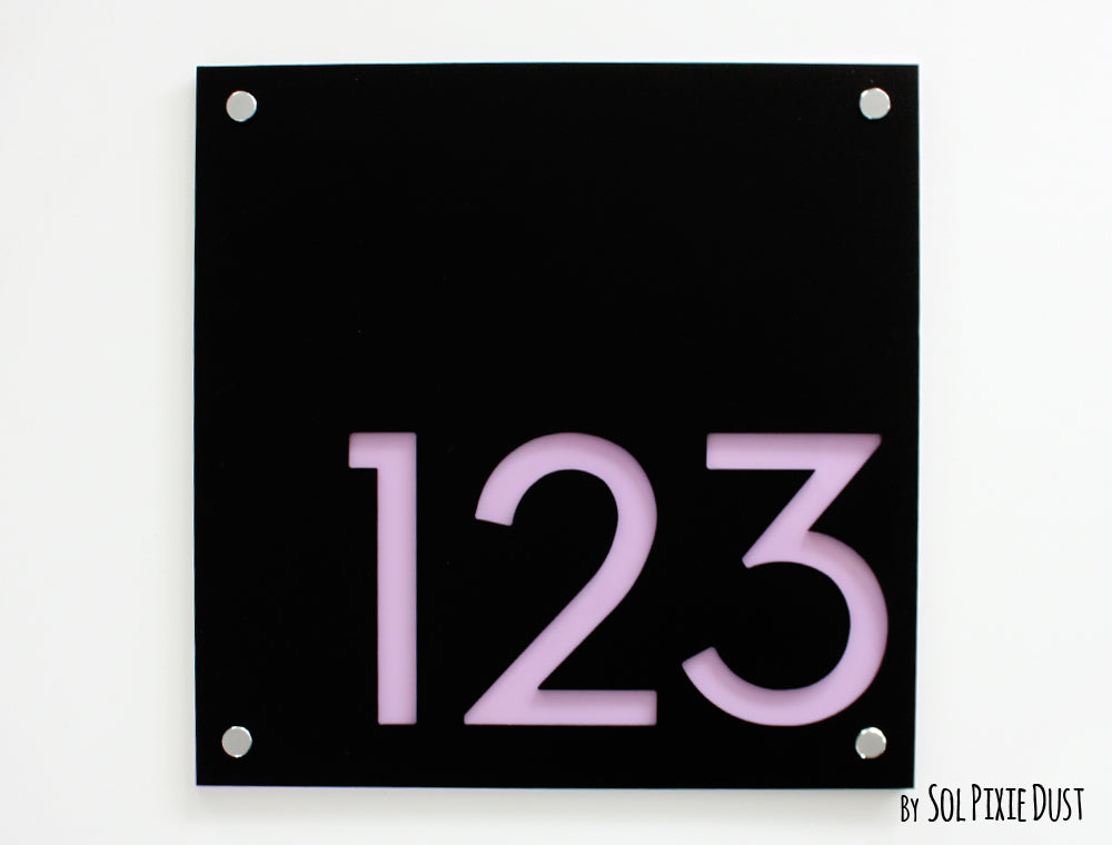 Acrylic Address Plaque - Signs