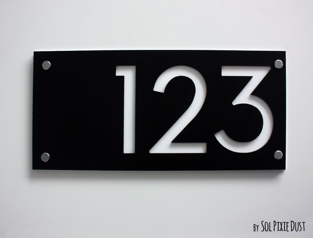 Acrylic Address Plaque - Signs
