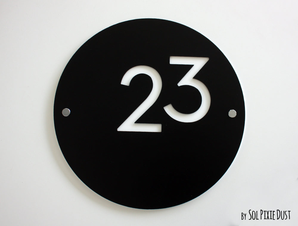 Acrylic Address Plaque - Signs