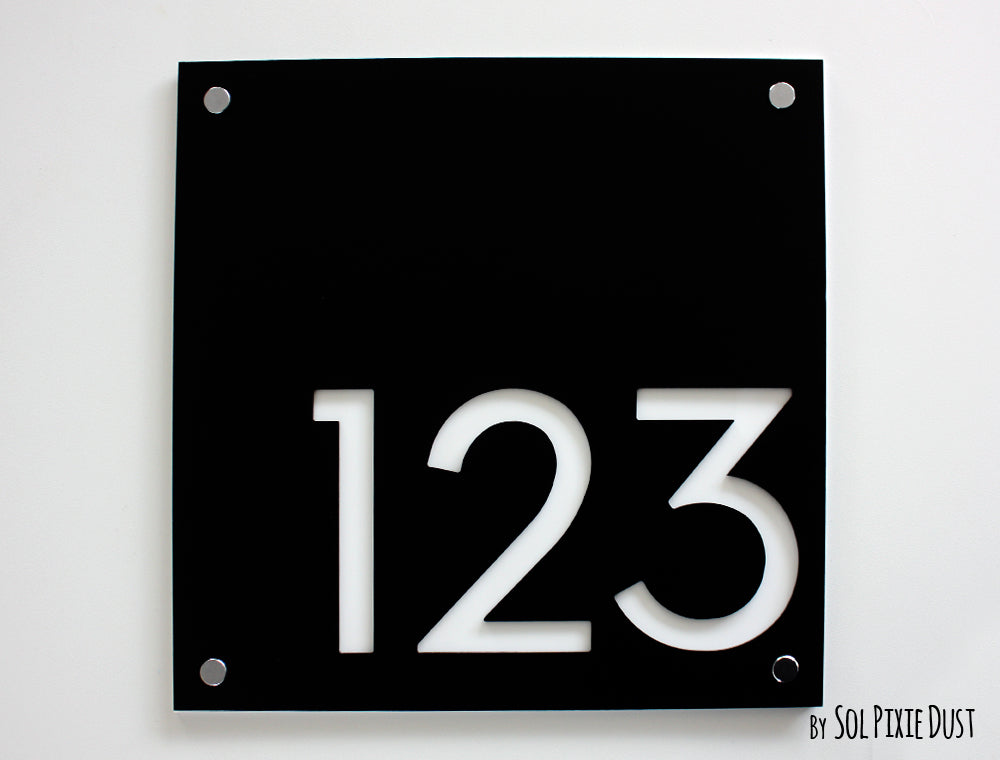 Acrylic Address Plaque - Signs