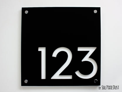 Acrylic Address Plaque - Signs