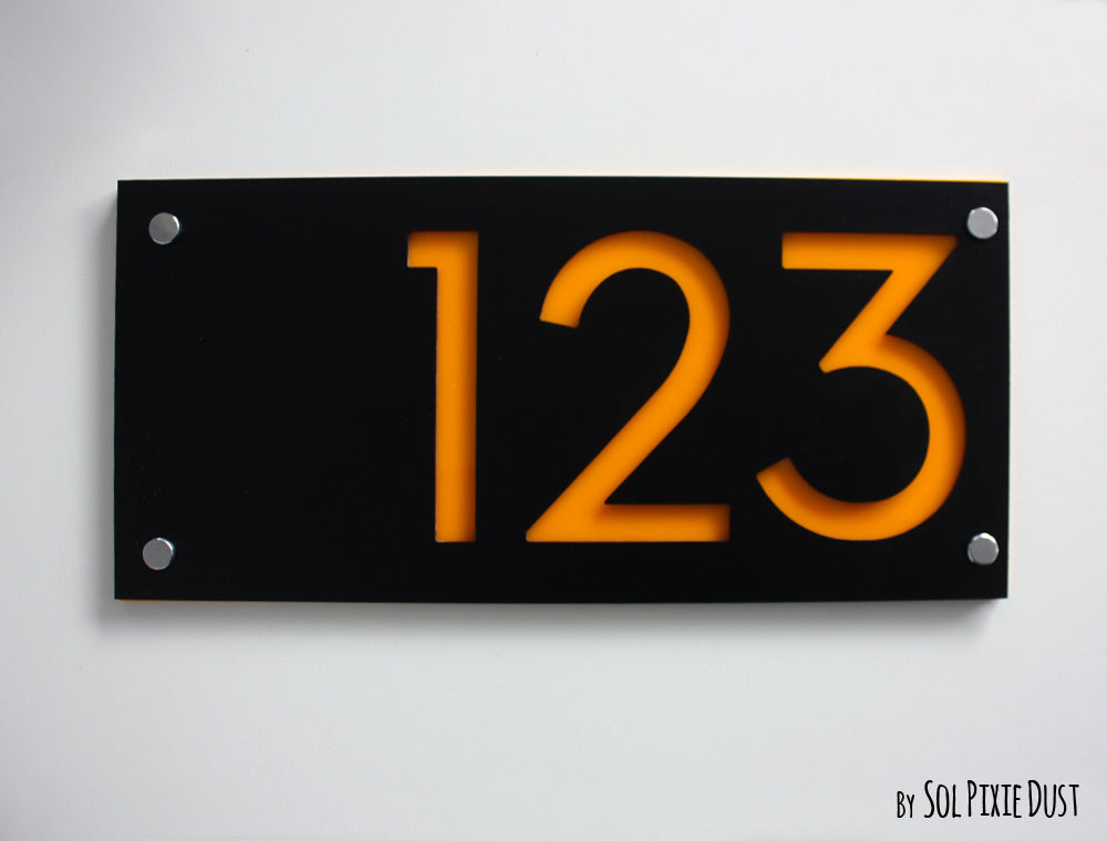 Acrylic Address Plaque - Signs