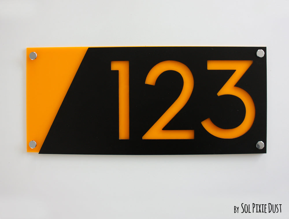 Acrylic Address Plaque - Signs