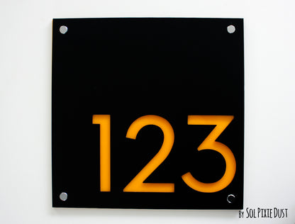 Acrylic Address Plaque - Signs