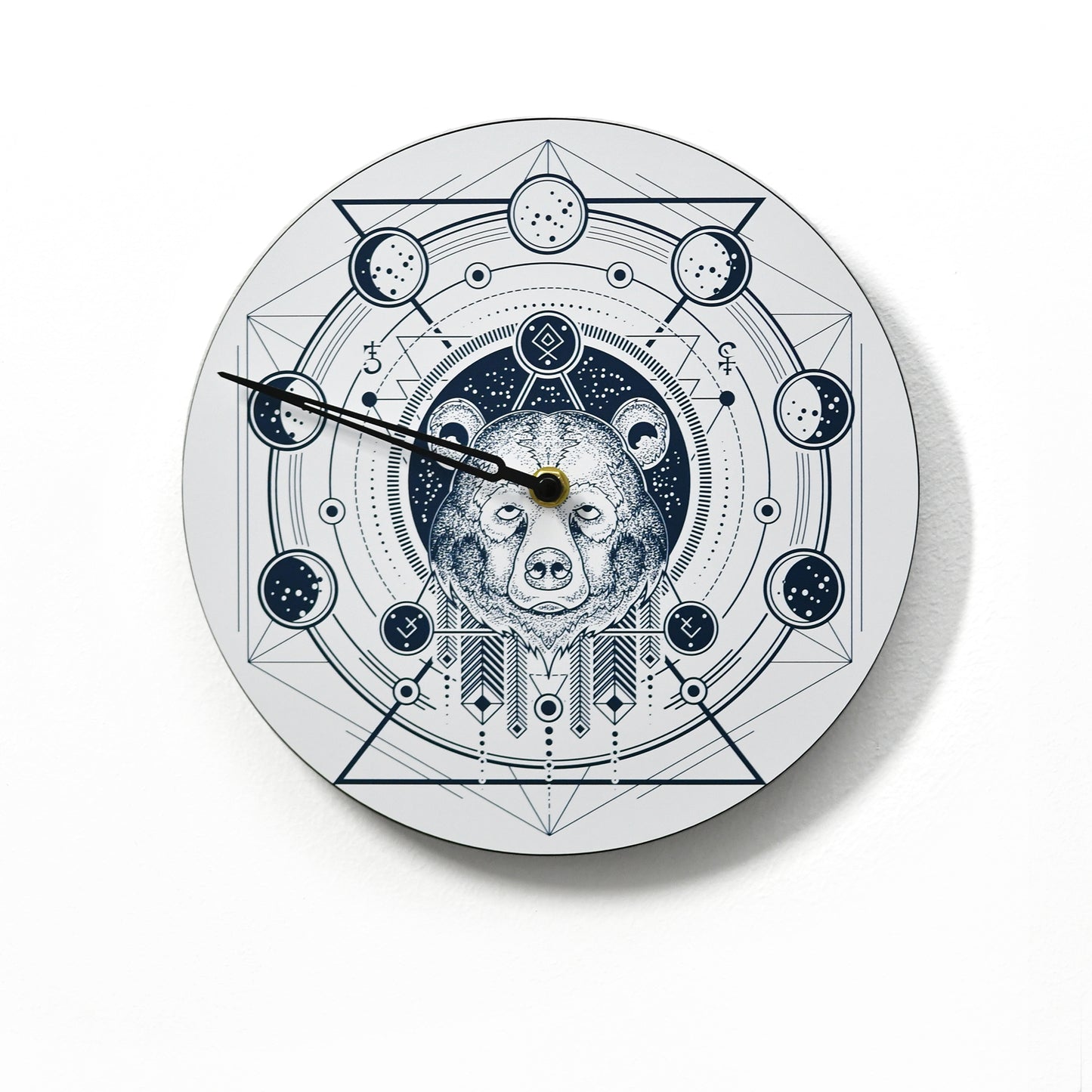 Moon Phase Wall Clock - Lunar Cycle