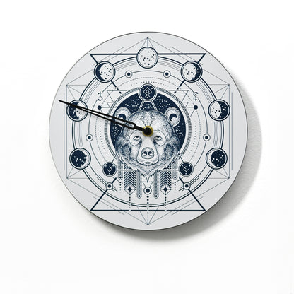Moon Phase Wall Clock - Lunar Cycle
