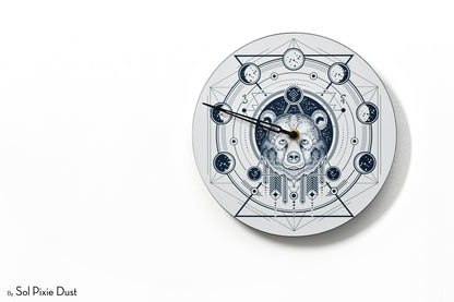 Moon Phase Wall Clock - Lunar Cycle