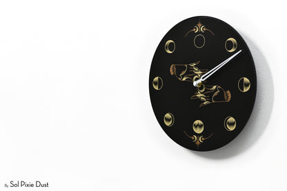 Moon Phase Wall Clock - Lunar Cycle