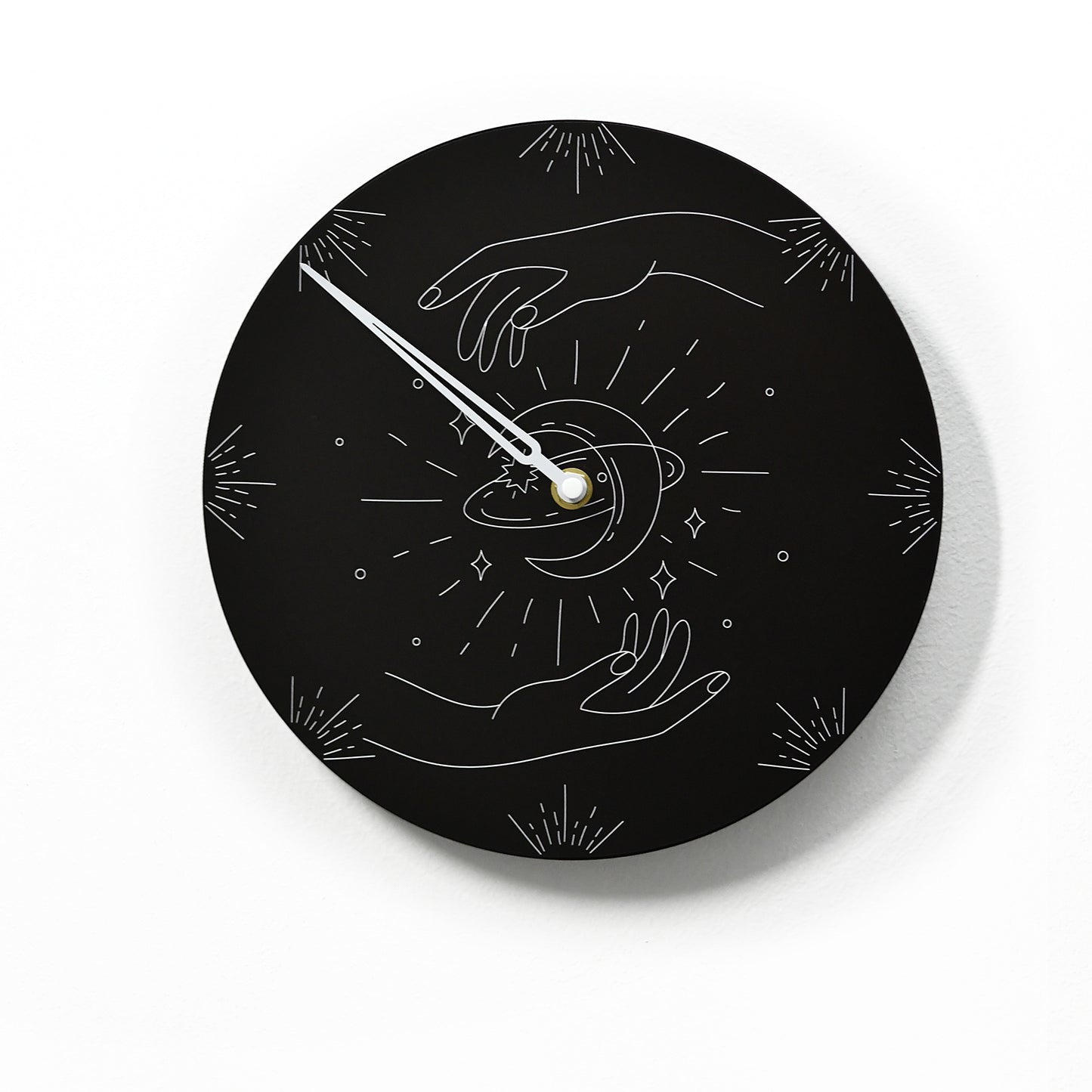 Moon Phase Wall Clock - Lunar Cycle