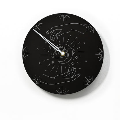Moon Phase Wall Clock - Lunar Cycle
