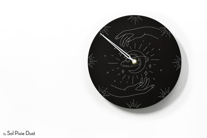 Moon Phase Wall Clock - Lunar Cycle