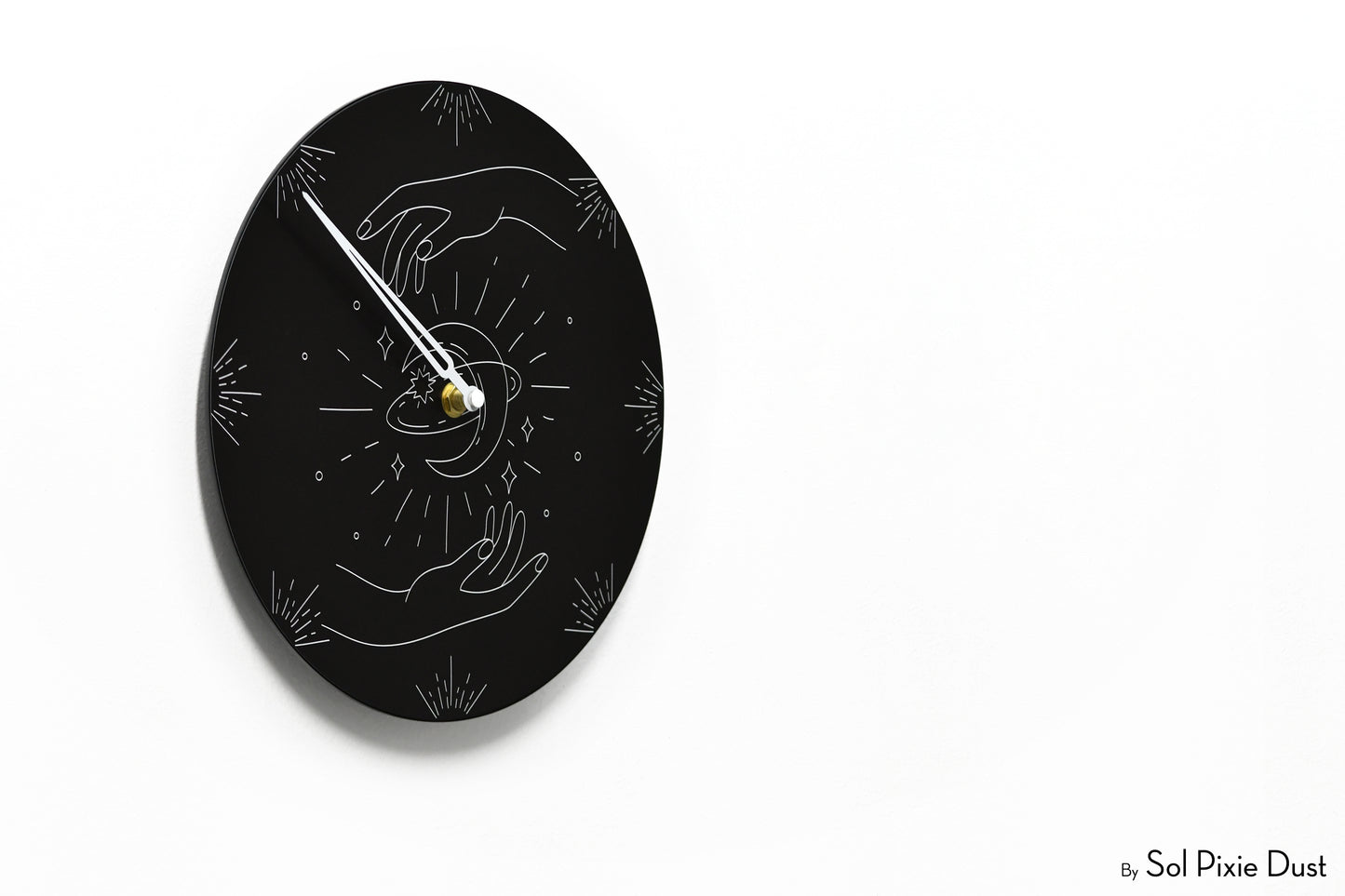 Moon Phase Wall Clock - Lunar Cycle