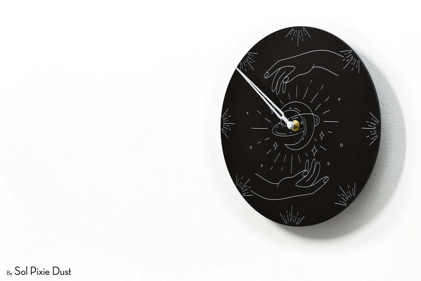 Moon Phase Wall Clock - Lunar Cycle