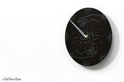 Moon Phase Wall Clock - Lunar Cycle