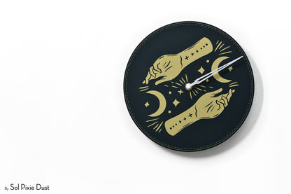 Moon Phase Wall Clock - Lunar Cycle