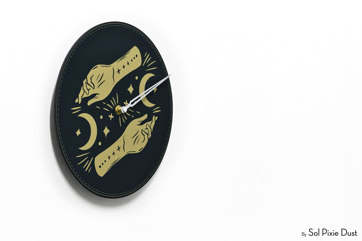 Moon Phase Wall Clock - Lunar Cycle