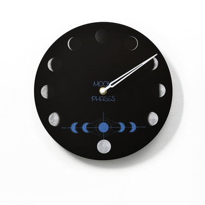 Moon Phase Wall Clock - Lunar Cycle