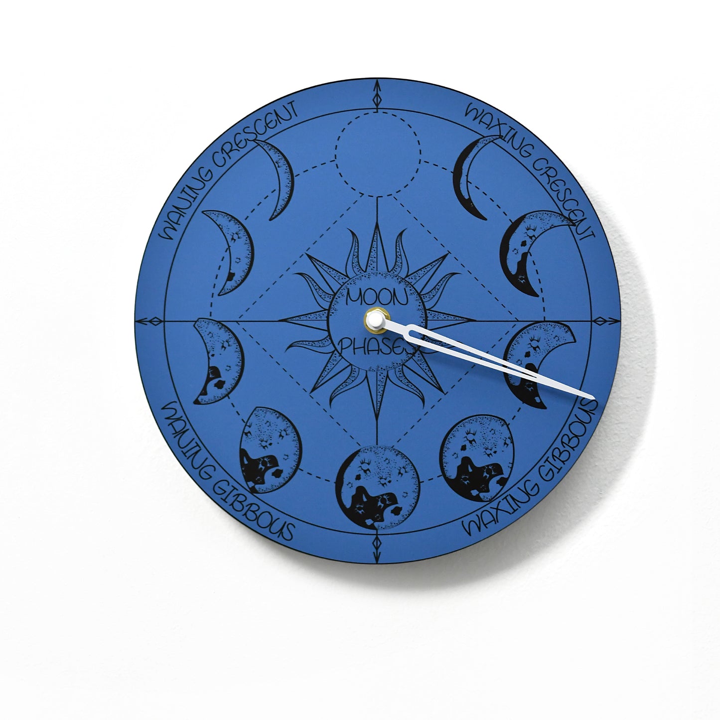 Moon Phase Wall Clock - Lunar Cycle