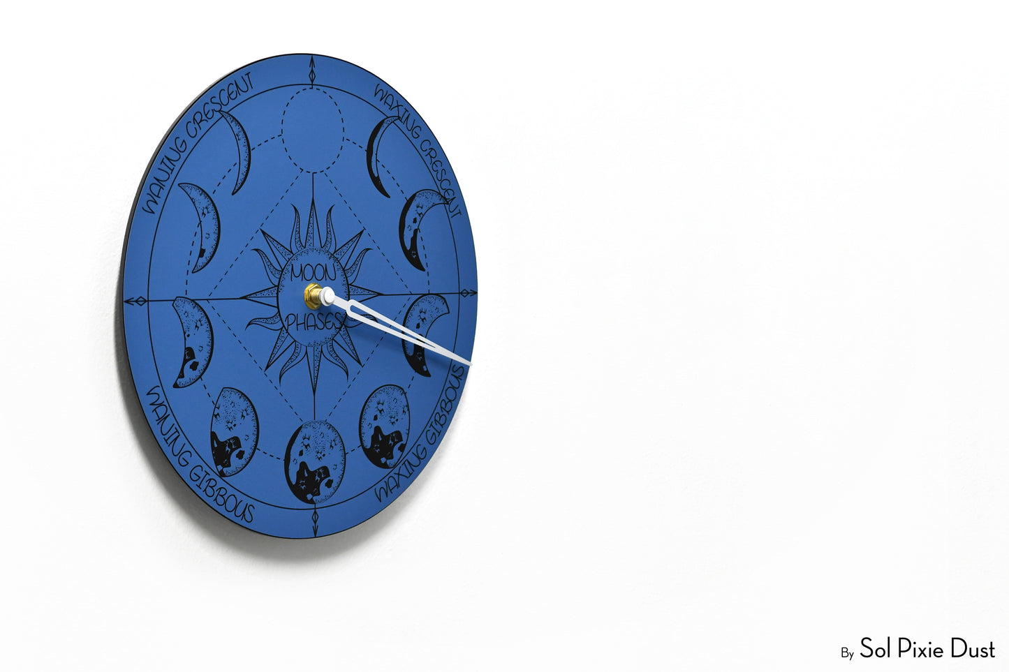 Moon Phase Wall Clock - Lunar Cycle