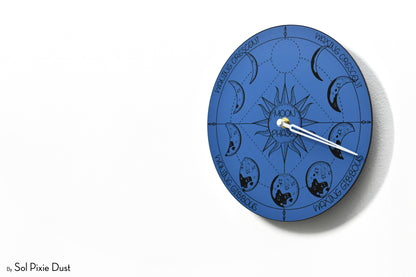 Moon Phase Wall Clock - Lunar Cycle