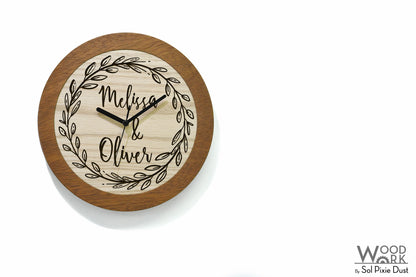 Wooden Round Clocks