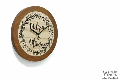 Wooden Round Clocks