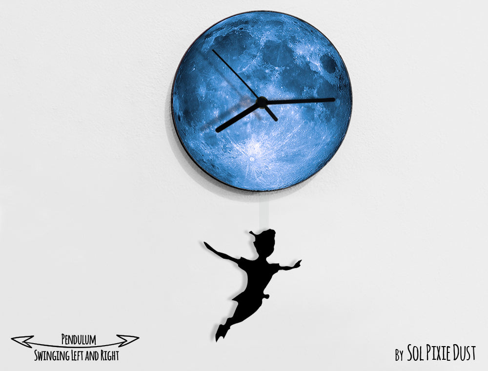 Peter Pan - Tinkerbell - Pendulum Wall Clock