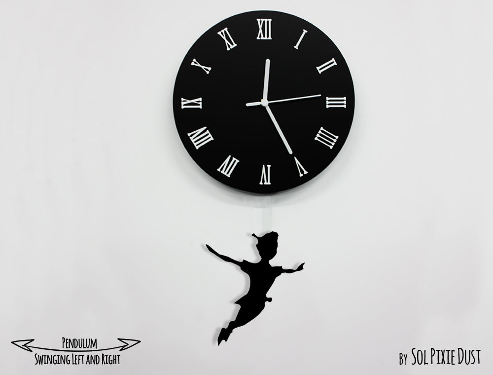 Peter Pan - Tinkerbell - Pendulum Wall Clock