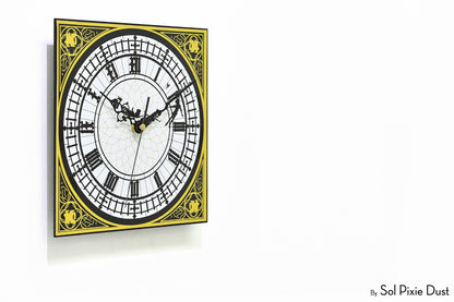 Peter Pan Big Ben Wall Clock