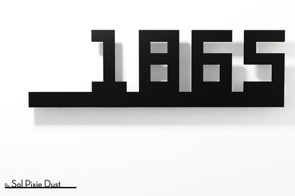 Underline House Numbers - LED Sign ( Font Options )