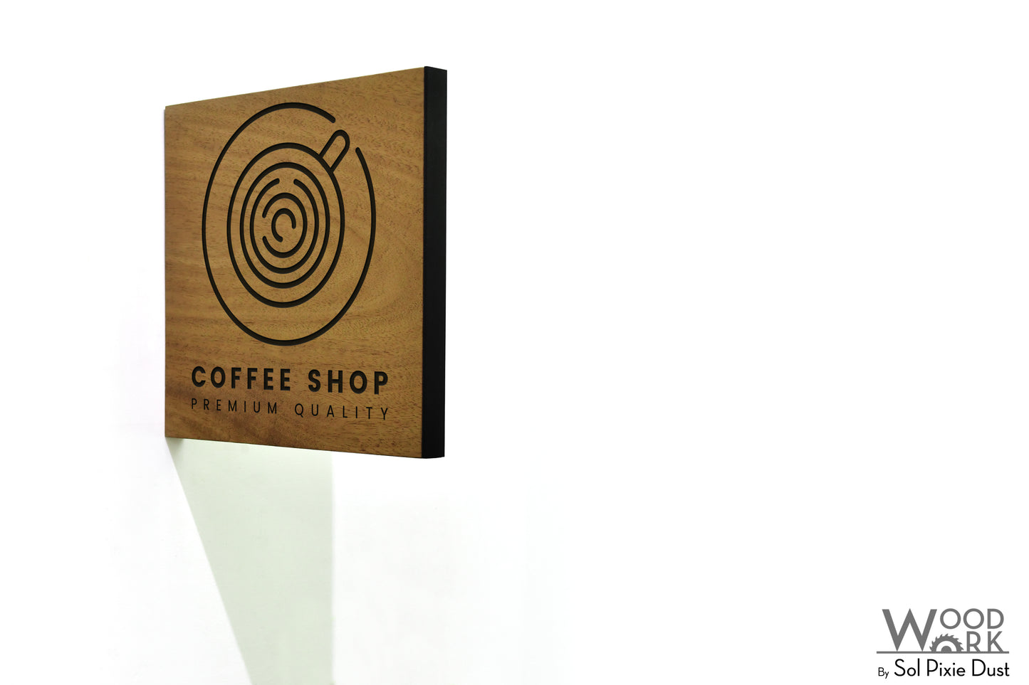 Solid Wood Address Plaques African Teak (Iroko) - Signs