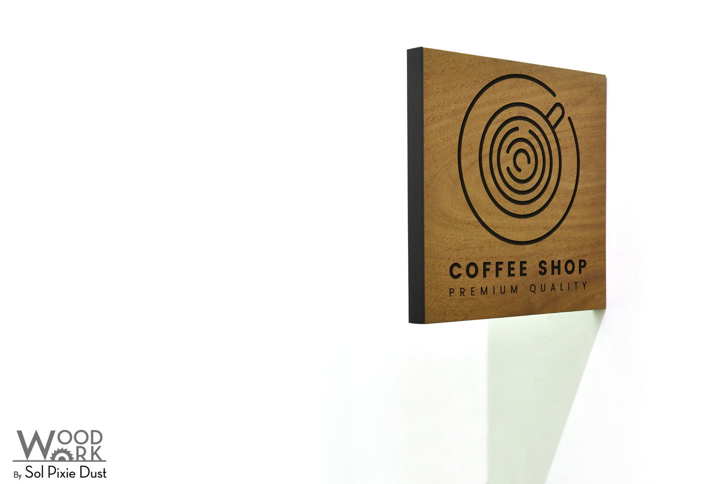 Solid Wood Address Plaques African Teak (Iroko) - Signs