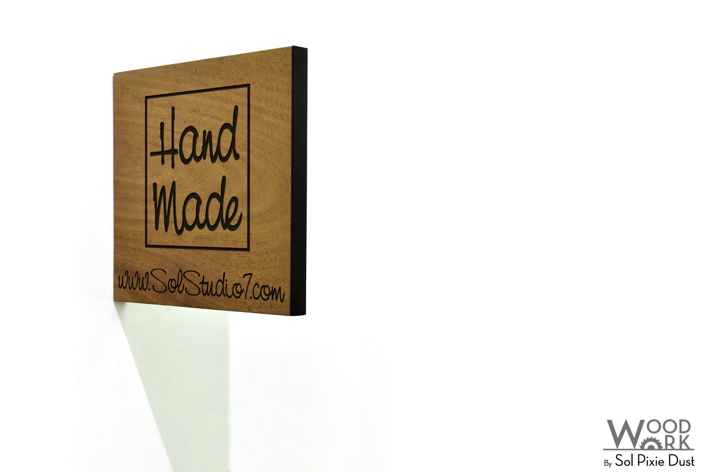 Solid Wood Address Plaques African Teak (Iroko) - Signs